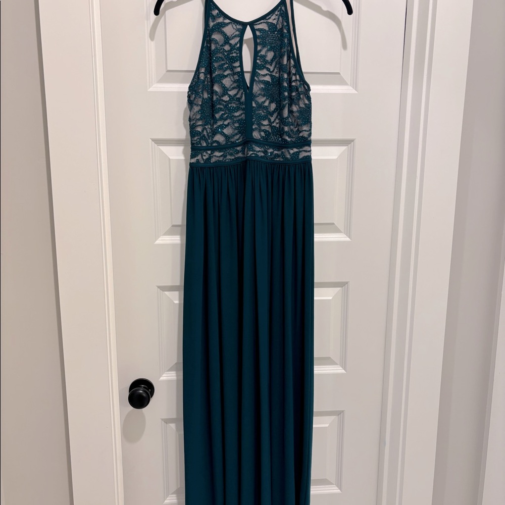 Formal Morgan & Co teal dress!